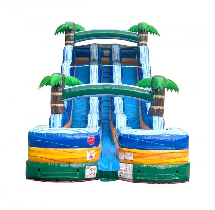 18 ft. Dual Lane Slide (Wet/Dry)